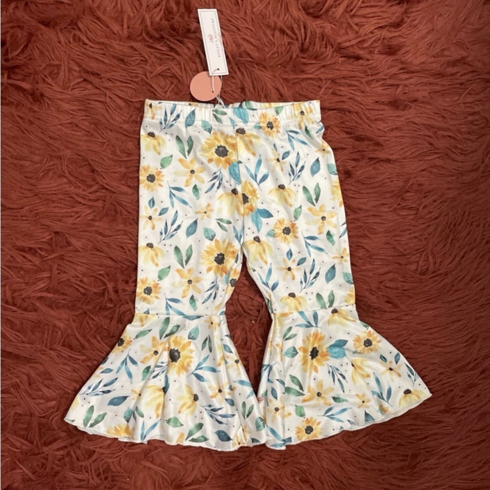 Baileys blossoms Floral Ruffle Kids Bottoms